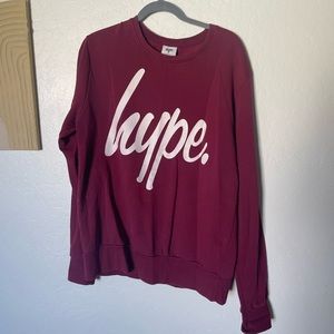 Maroon sweatshirt